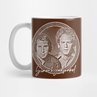 Simon & Garfunkel // Retro Style Fan Design Mug